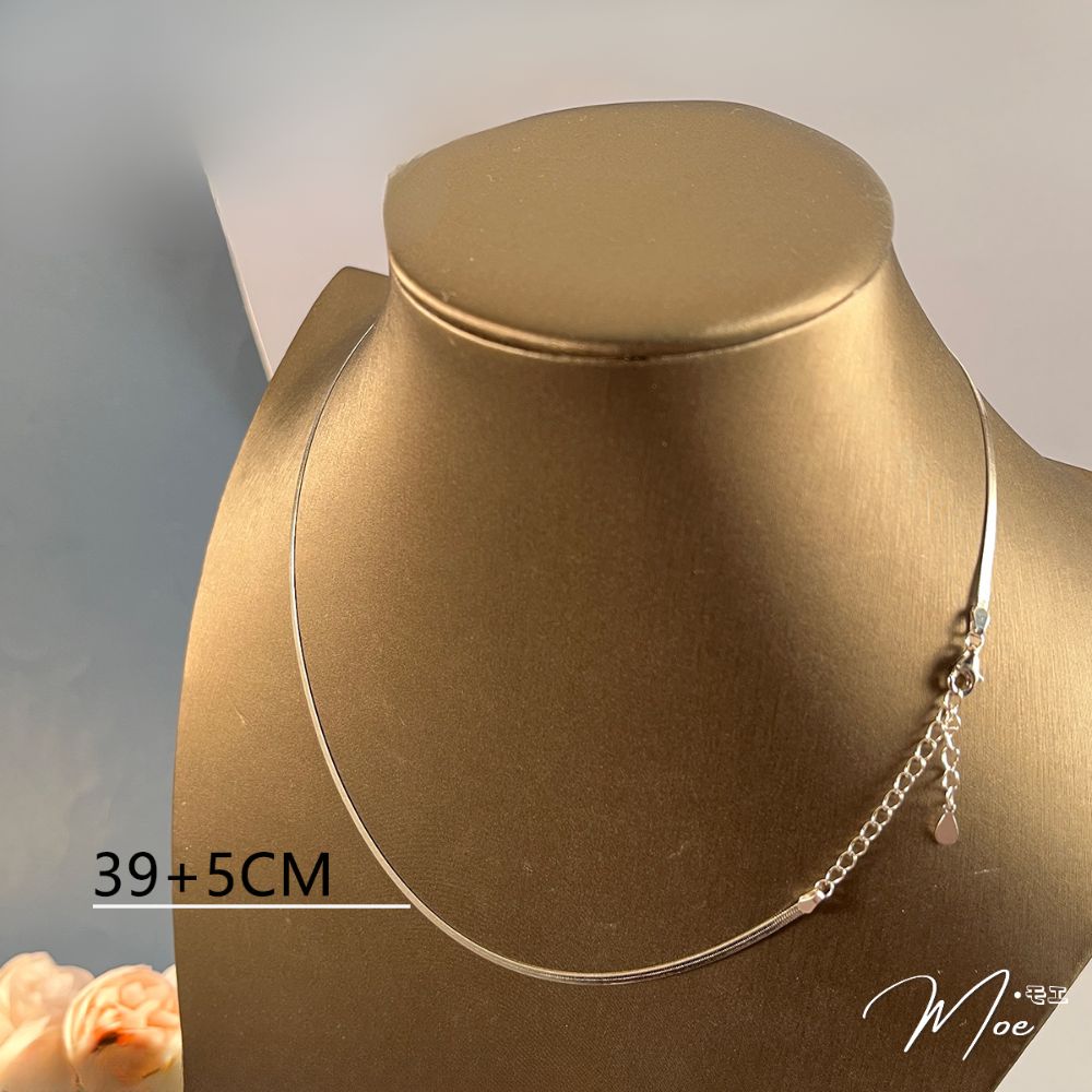 D261 - Dây chuyền nữ lụa bản dẹt bản 3mm_thumbnail_2