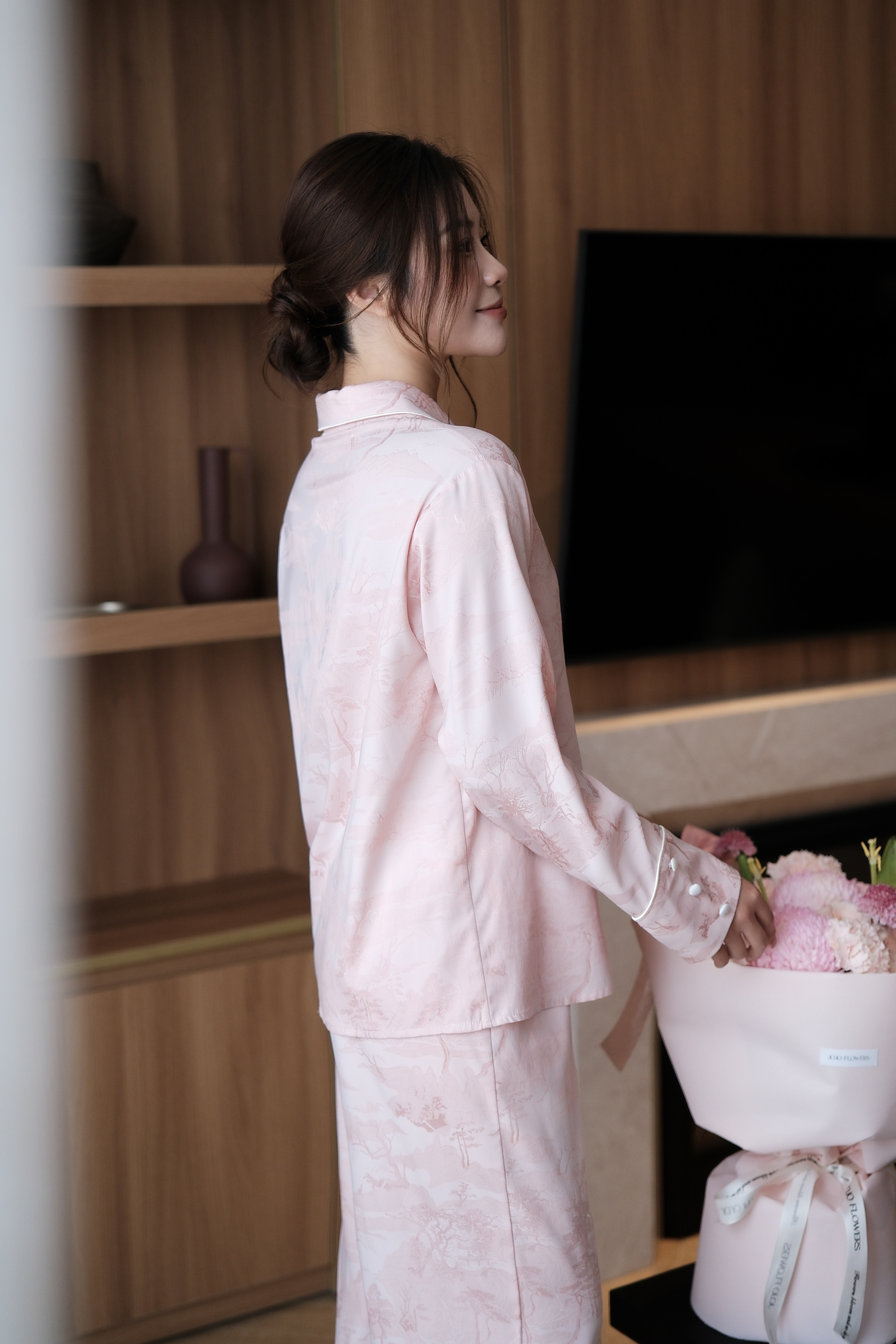 Bộ Gấm 𝑺𝒐𝒇𝒕 𝑯𝒐𝒖𝒓𝒔 áo dài tay, quần dài BN651_thumbnail_9