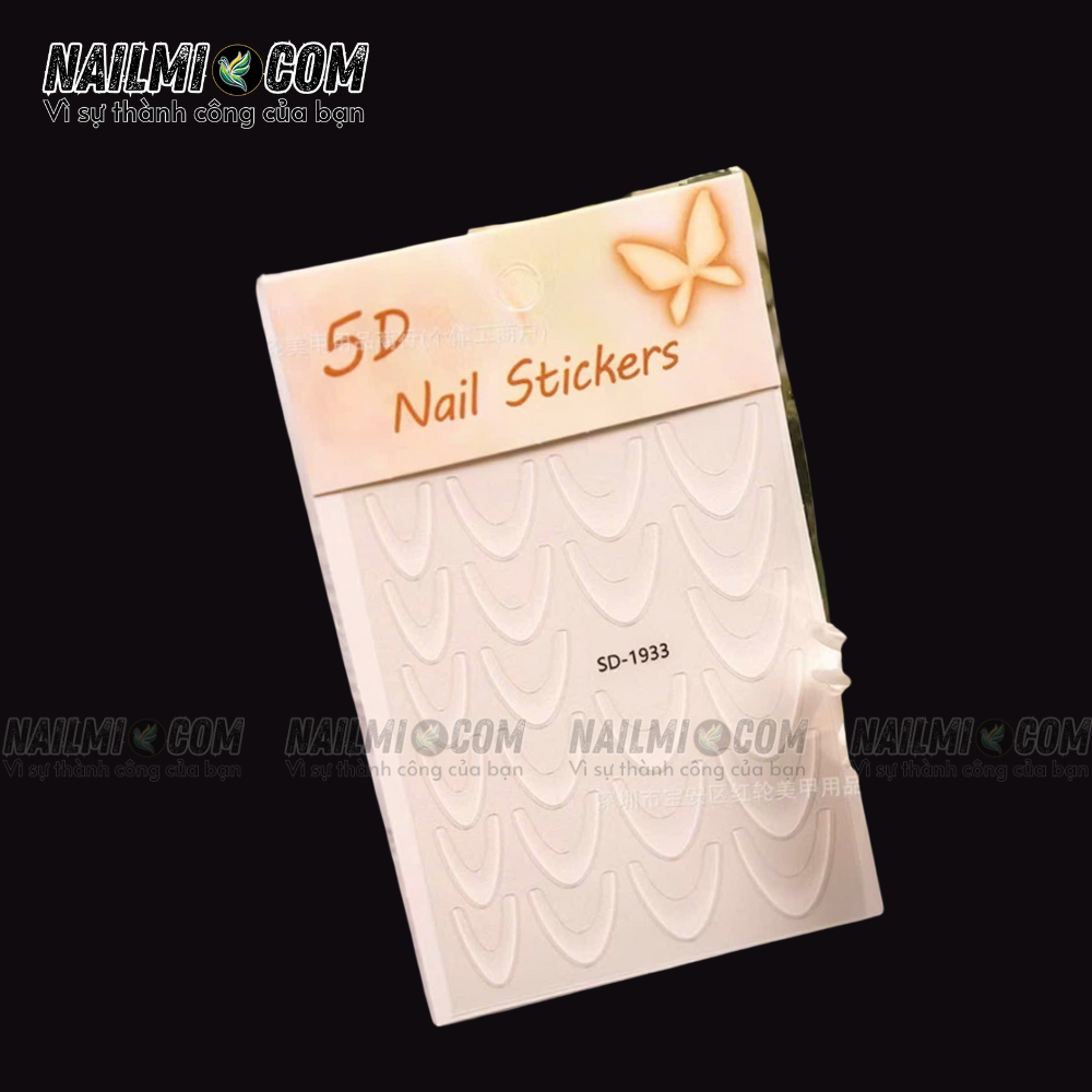 Sticker nail 5D SD -1933 omber fen French
