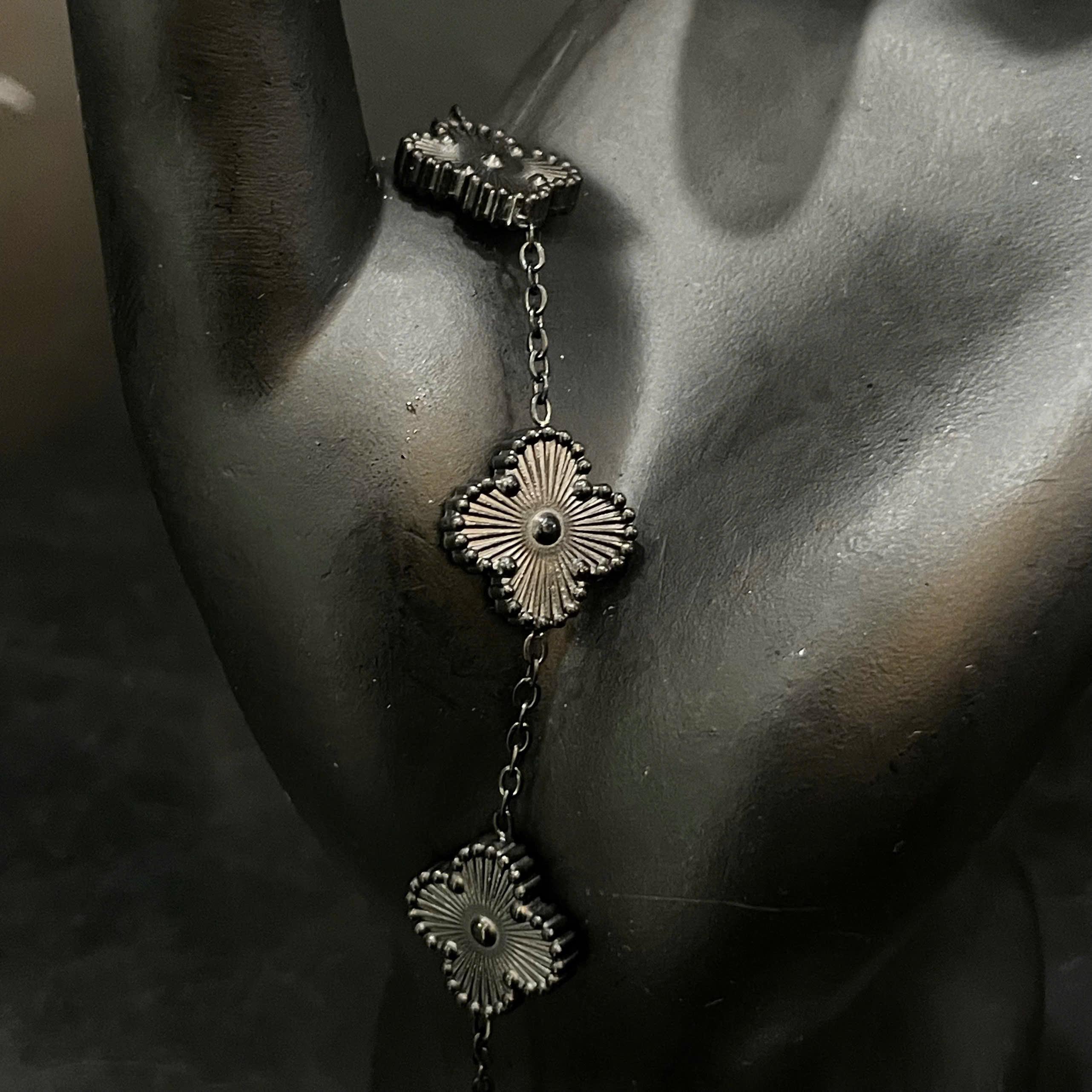 vòng tay titan van cleef full đen mù độc đáo _thumbnail_1