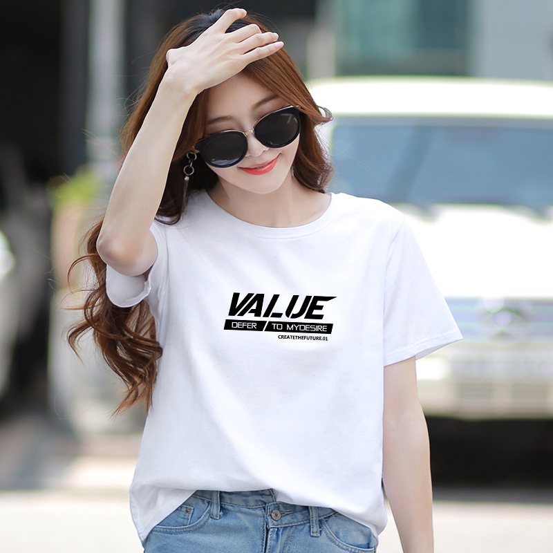 [Form Rộng] Áo thun nữ kiểu dáng rộng màu trắng - LOZA G0040_thumbnail_3