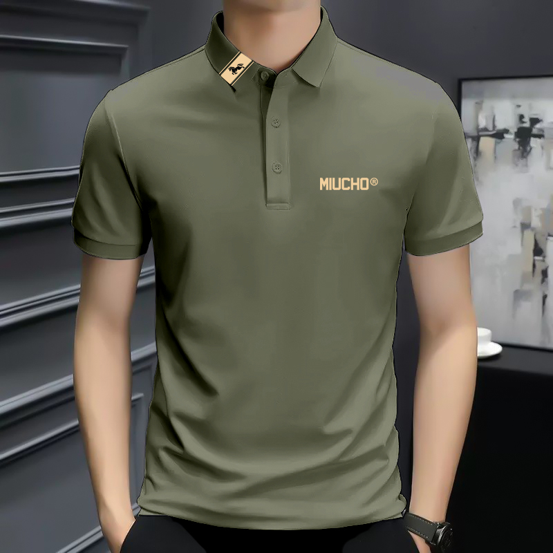 Áo polo nam form vừa vải cá sấu đứng form thoáng mát 1751 Miucho Iconic in basic_thumbnail_7