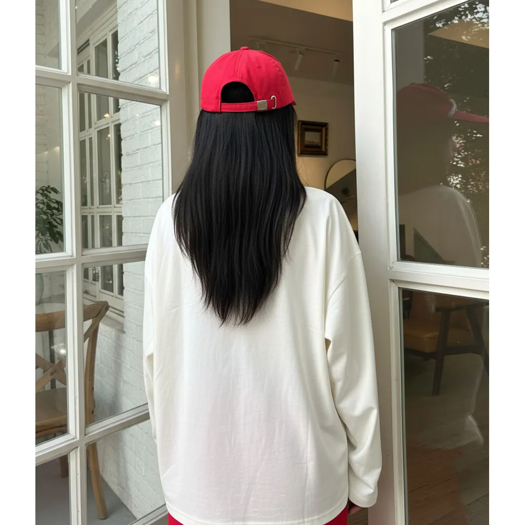 Áo thun boxy tay dài Miucho chất vải thoáng mát đứng form hình cún đáng yêu in artwork 2835_thumbnail_9