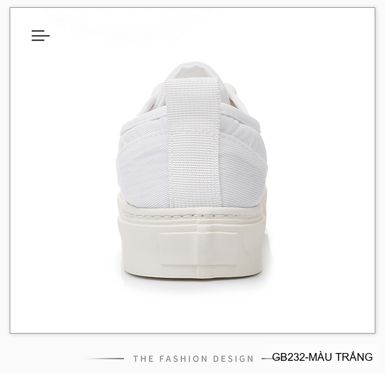 GB232 - Giày sneaker vải nam nữ đế bệt phong cách thường ngày, màu trơn chống thấm_thumbnail_17