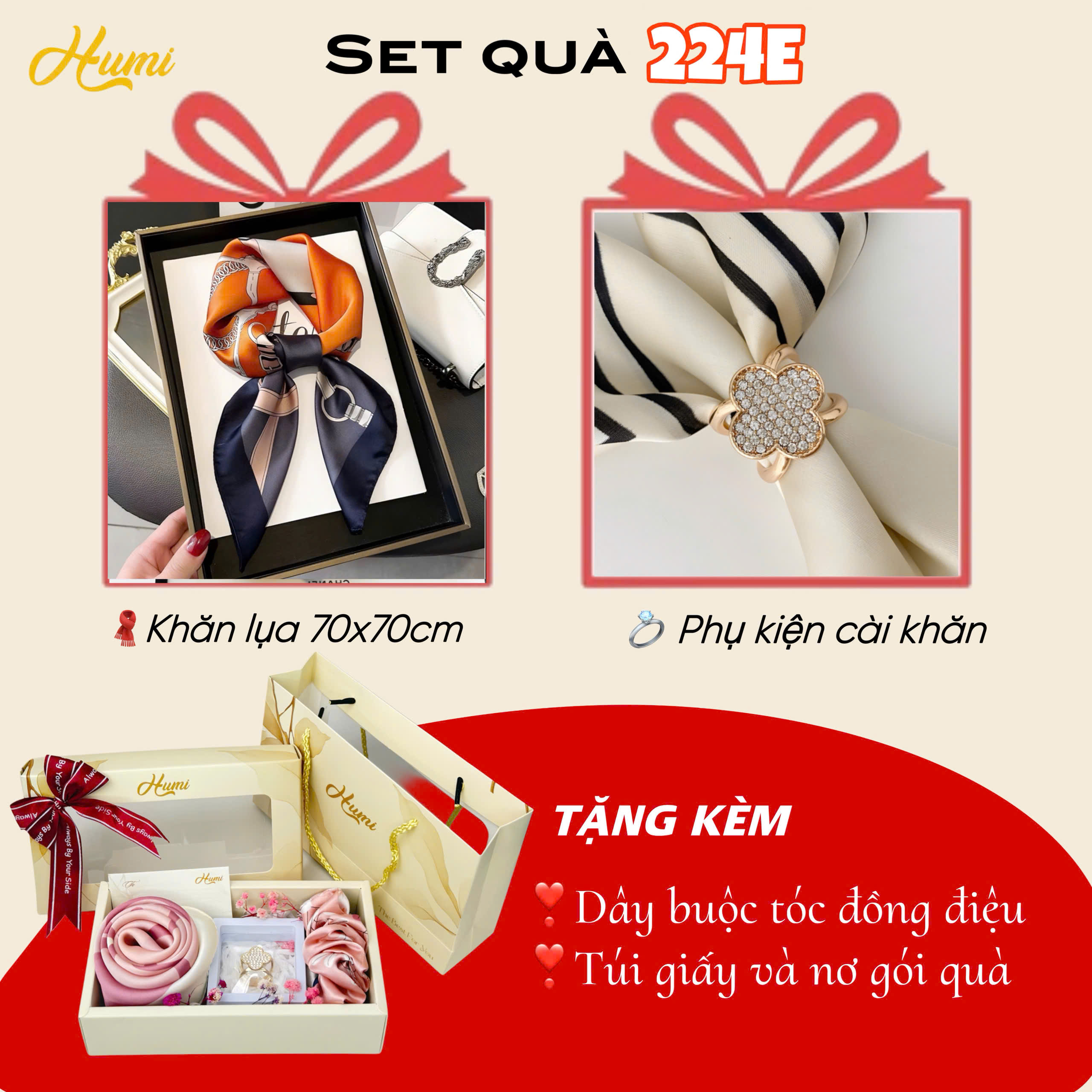 SET QUÀ KHĂN 70 (SQ224E)