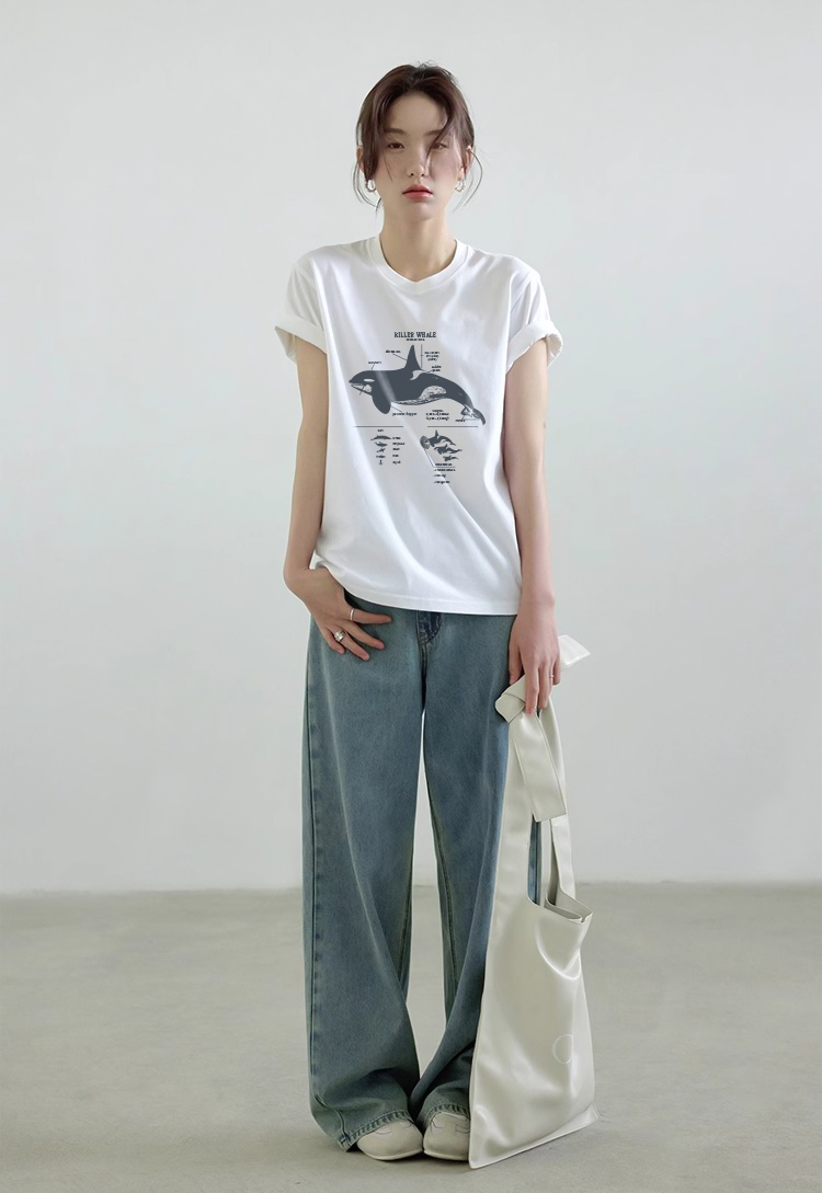 Áo thun nữ phong cách vintage form regular ARD2396 Miucho Chic vải cotton co giãn 4 chiều thoáng mát_thumbnail_3