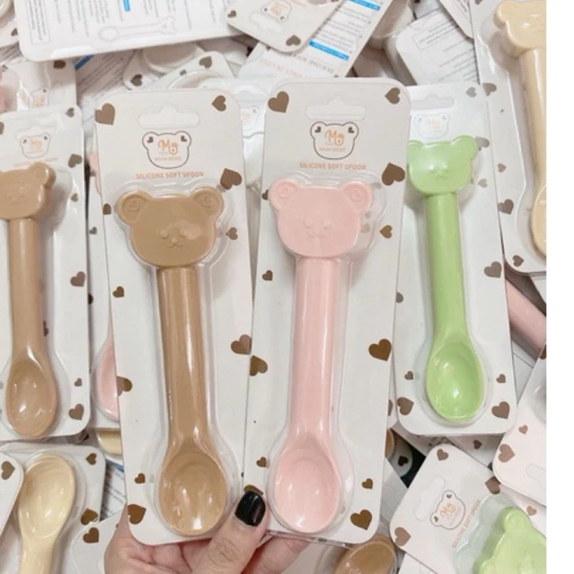 Thìa GẤU silicon MUM BÉBE 5cgs2