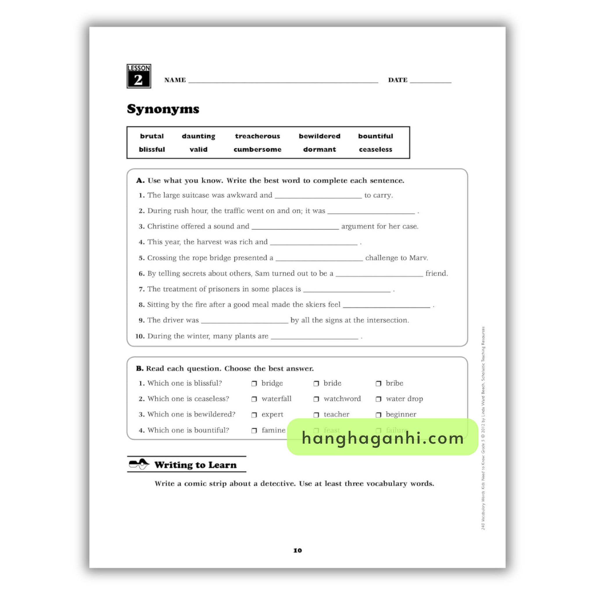 Sách 240 Vocabulary Words Kids Need To Know – Trọn bộ 6 cuốn_thumbnail_9