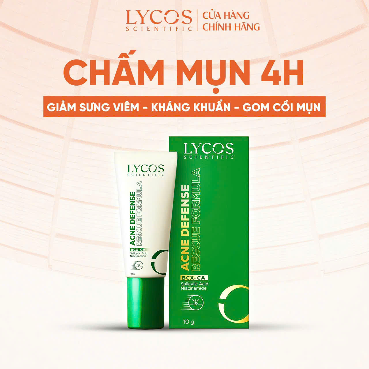 Kem Chấm Mụn LYCOS Acne Defense Rescue Formula Hỗ Trợ Làm Khô Cồi, Làm Dịu Và Chăm Sóc Vùng Da Mụn10g_thumbnail_1