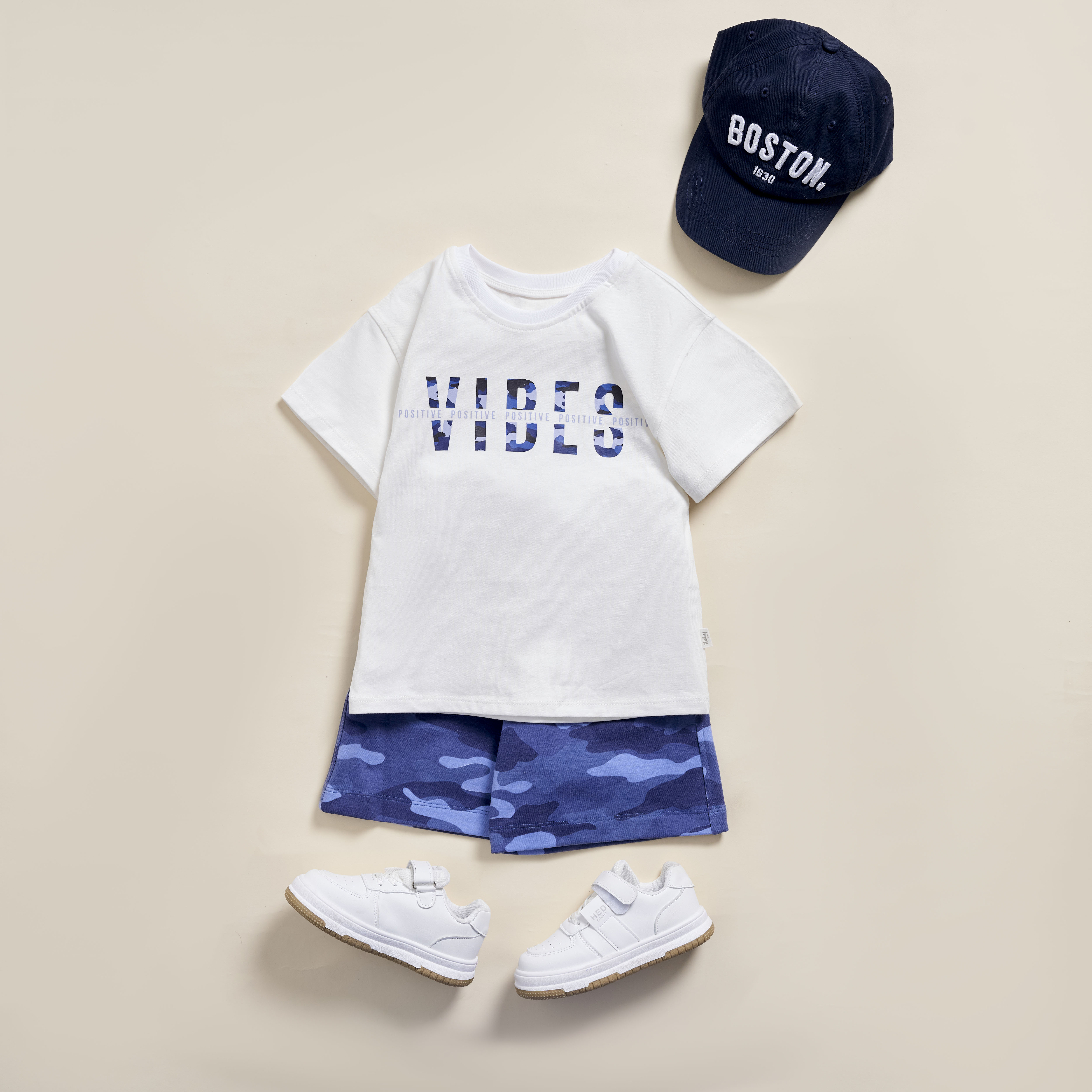 Bộ áo phông in kèm quần rằn ri_thumbnail_0