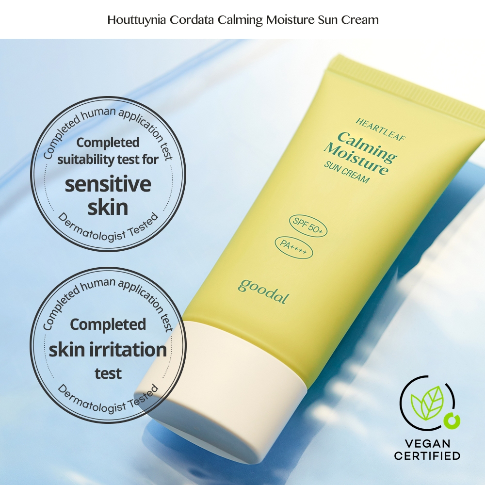 Goodal Heartleaft Calming Moisture SUN CREAM SPF 50+ PA++++ 50ml_thumbnail_4