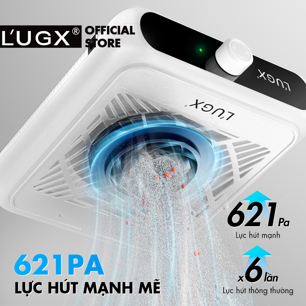 Máy hút bụi nail L’UGX LG622 & LG622S chính hãng - Máy hút bụi móng tích điện và cắm điện Lugx  (bảo hành 6 tháng)_thumbnail_6