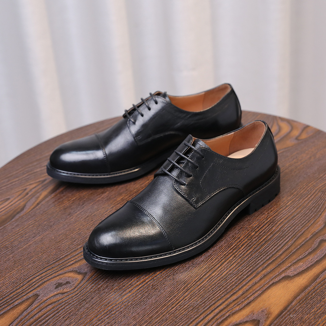 Giày da công sở cổ tròn nam – Da bò thật cao cấp, phong cách Anh Quốc, thoáng khí_thumbnail_6