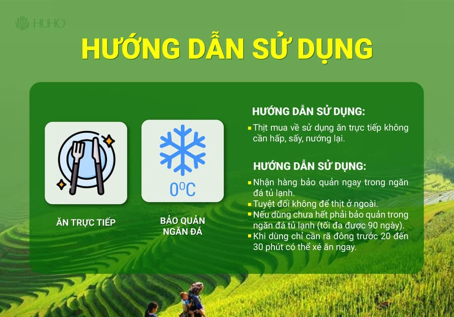 Cách sử dụng và bảo quản trâu sấy gác bếp