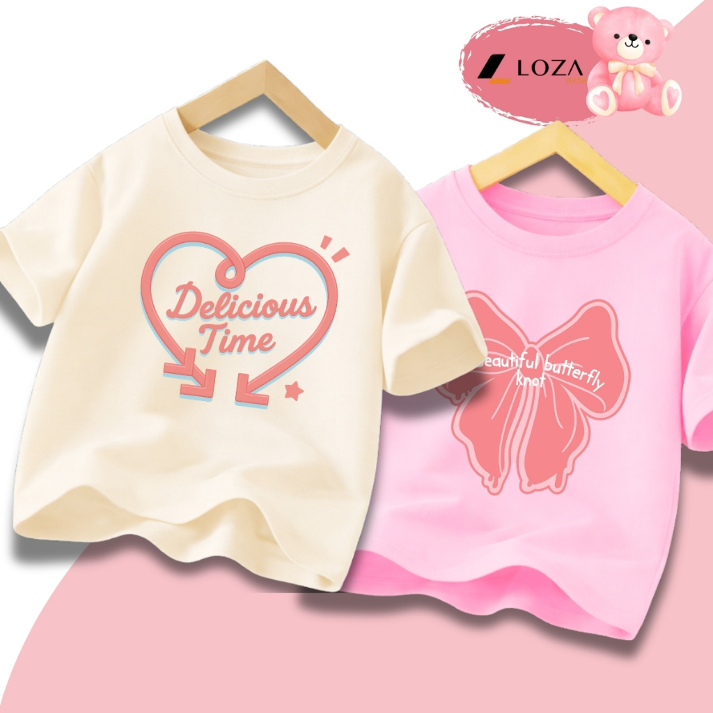 Áo thun bé gái hình nhiều mẫu cute - Loza G0450_thumbnail_2
