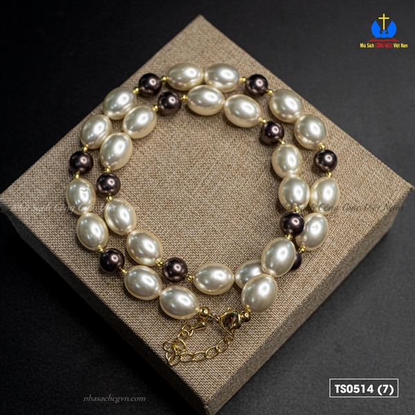 Chuỗi ốc tai tượng xi ngọc trai (hạt ovan)_thumbnail_1
