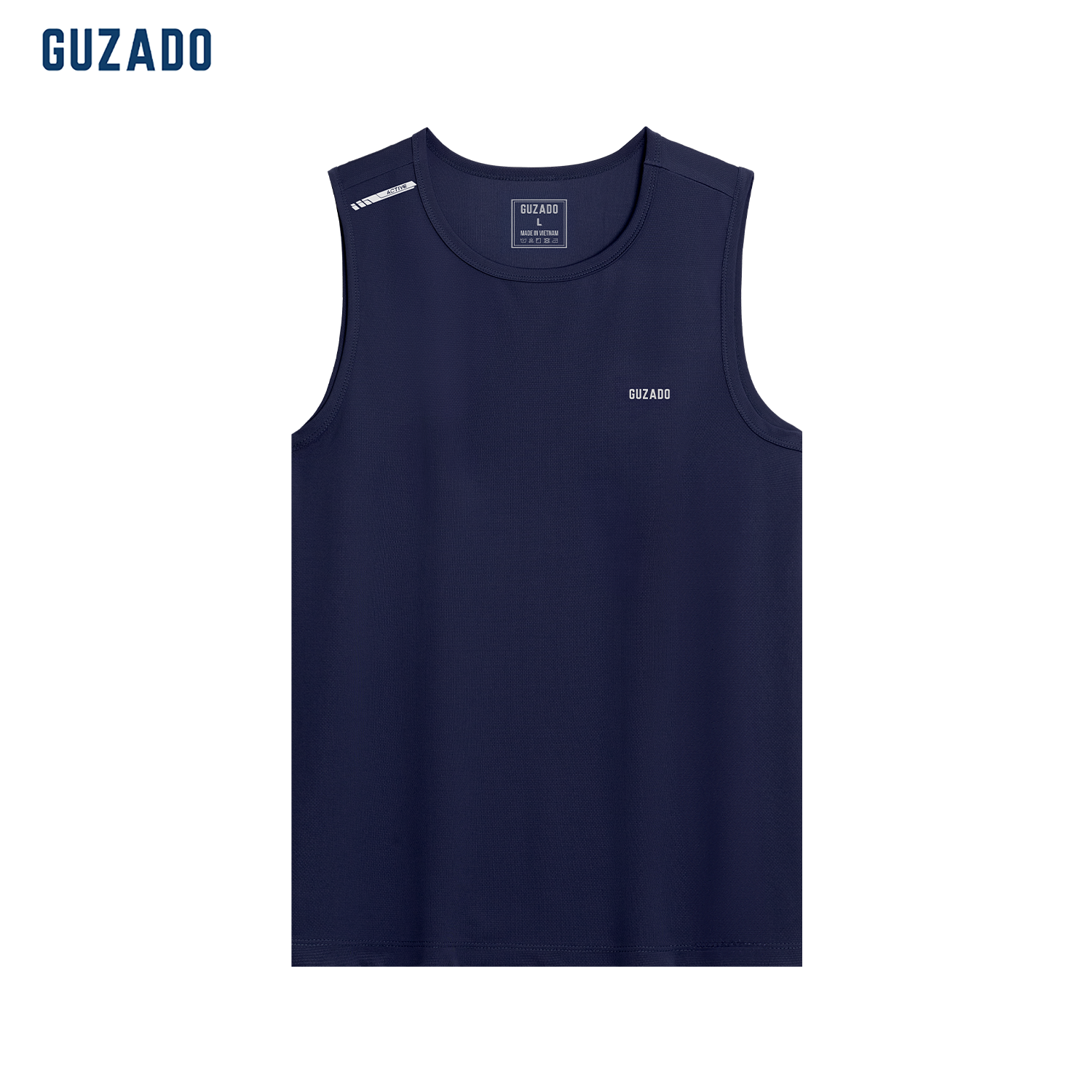 Áo Tanktop Nam GUZADO Vải Thun Co Giãn Mềm Nhẹ Thoáng Khí GTT04