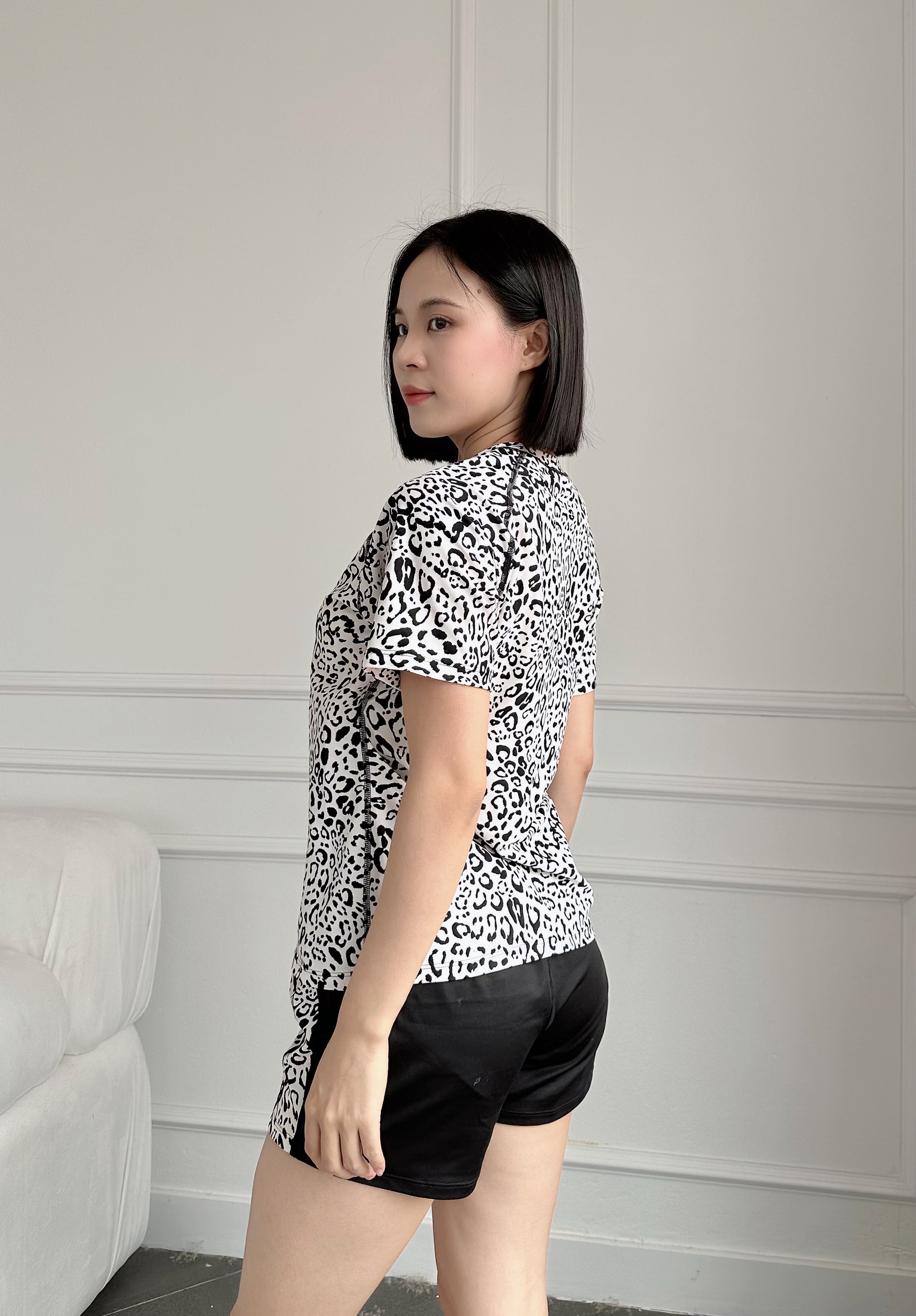 SET BỘ BƠI NỮ KÍN ĐÁO CÓ LÓT NGỰC, DA BÁO VẢI PE CO GIÃN 4 CHIỀU A23003 NARSIS CHẤT LIỆU THOÁNG M..._thumbnail_7