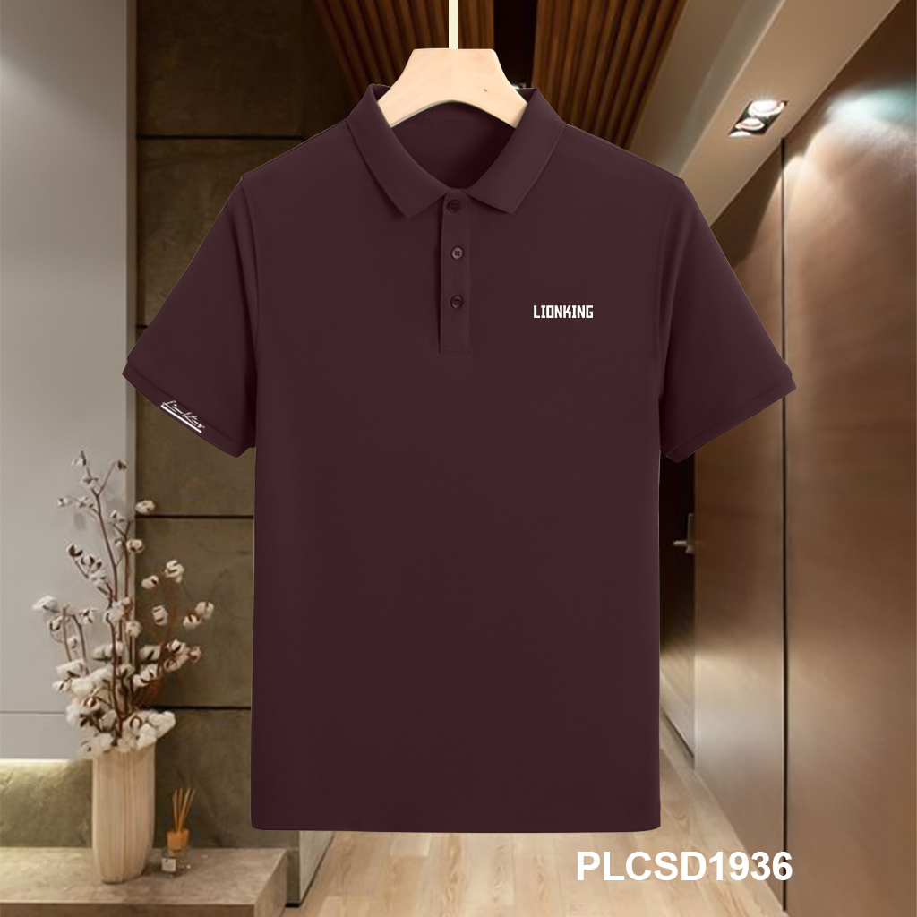 Áo polo nam form vừa 1936 Lion King vải cá sấu đứng form thoáng mát in basic_thumbnail_4
