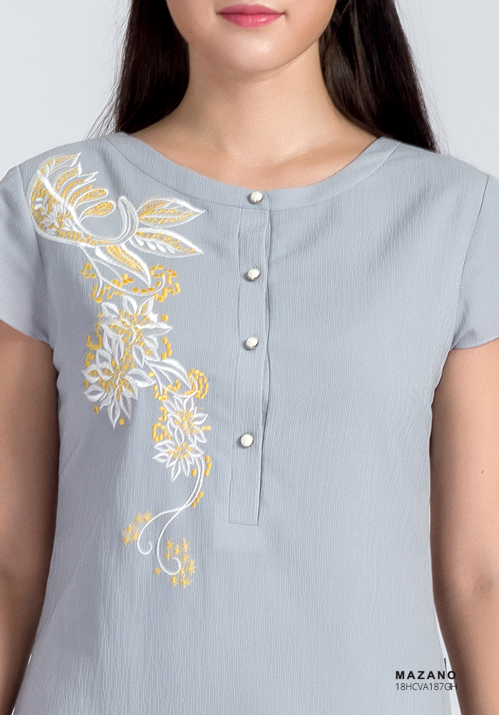 Váy ghi cổ tròn thêu hoa_thumbnail_4