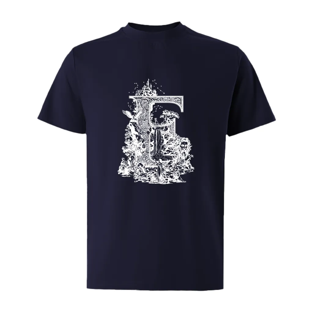 Áo thun nam form rộng Miucho Iconic cotton thoáng mát thấm hút tốt nhiều màu in chữ cái E 2750_thumbnail_13