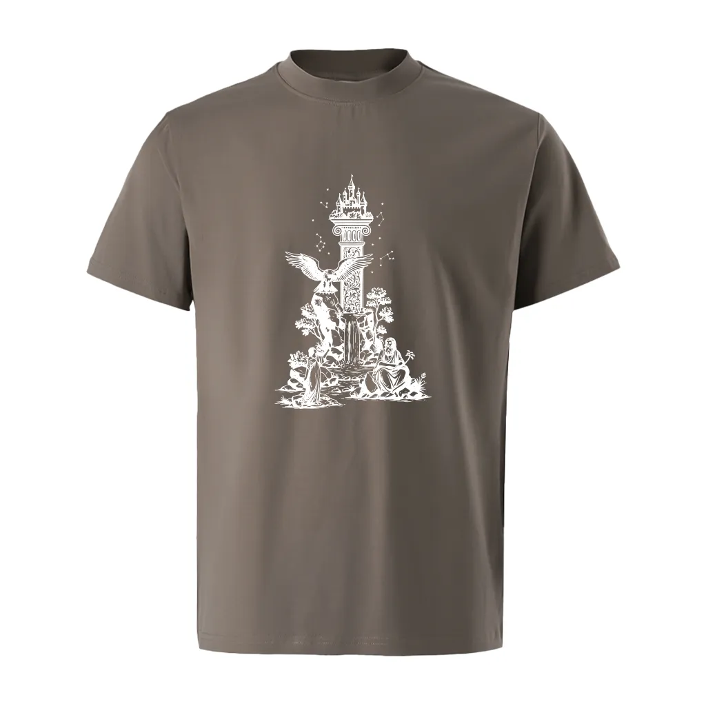 Áo thun form rộng Miucho Iconic cotton thoáng mát tay ngắn cổ tròn nhiều màu đủ size in chữ cái I 2754_thumbnail_15