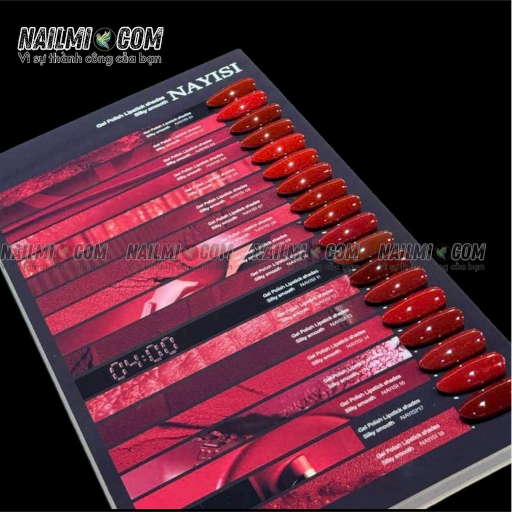Set sơn gel - Tông đỏ - 18 màu - NAYISI_thumbnail_2