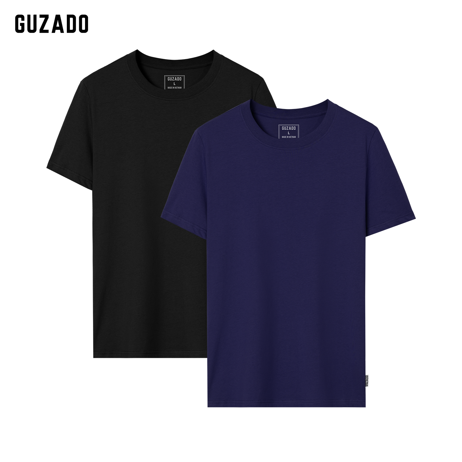 Combo 2 Áo Thun Nam GUZADO Vải Cotton 220gsm CB2GTS05_thumbnail_0