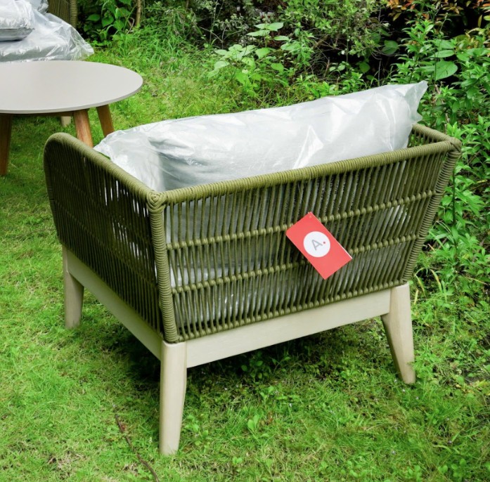 GHẾ ĐƠN NGOÀI TRỜI ARTICLE KOTELU XANH RÊU