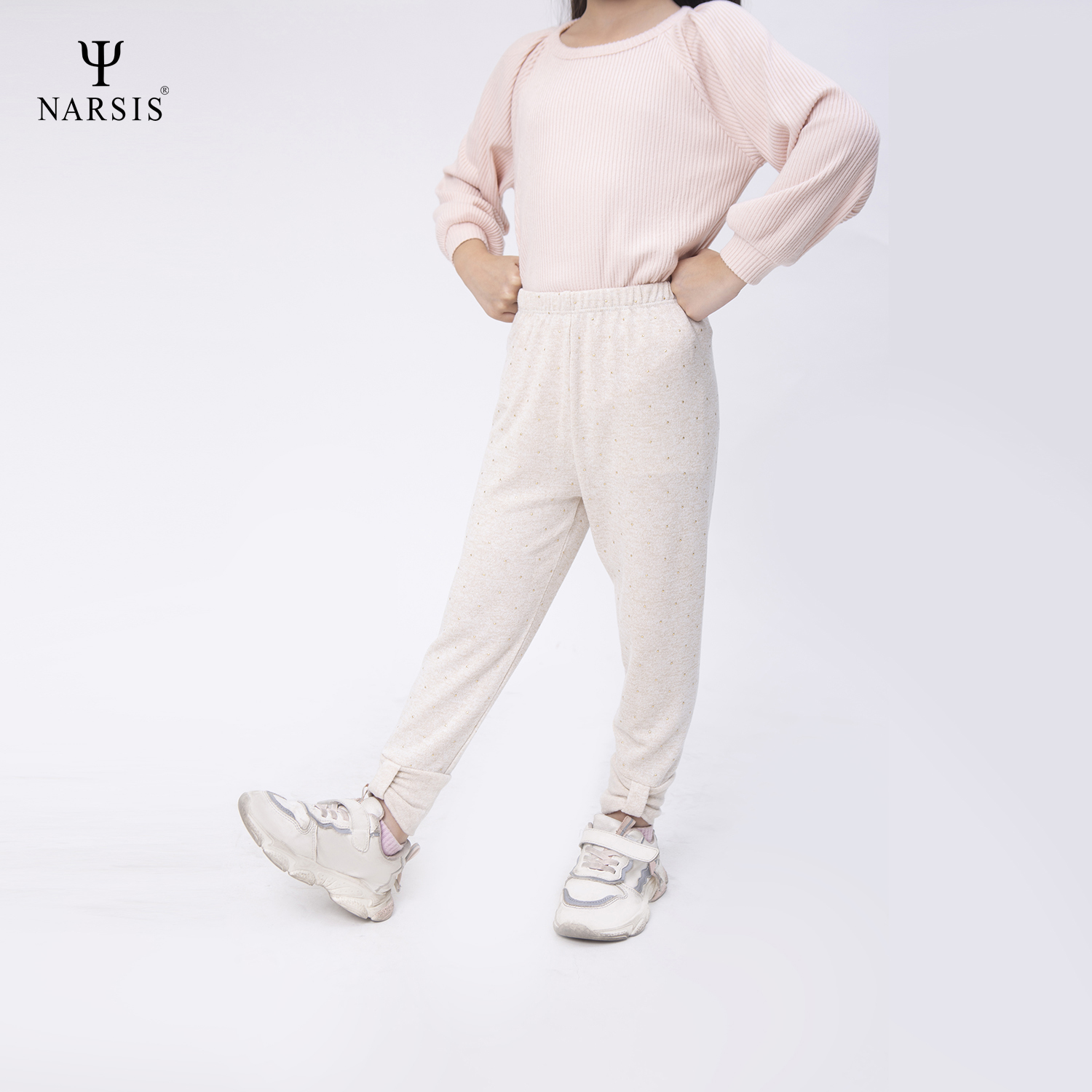 QUẦN THU ĐÔNG BÉ GÁI KP0003 NARSIS VẢI LEN COTTON ẤM ÁP, THOÁNG MÁT, GIỮ ẤM TỐT, MỀM MẠI