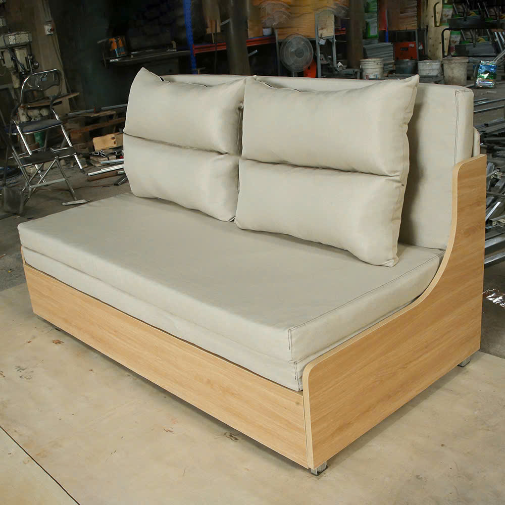 Giường Sofa gấp gọn vải lanh canvas SmartFurni - SMF22 - 4 Size - Xám nhạt_thumbnail_14