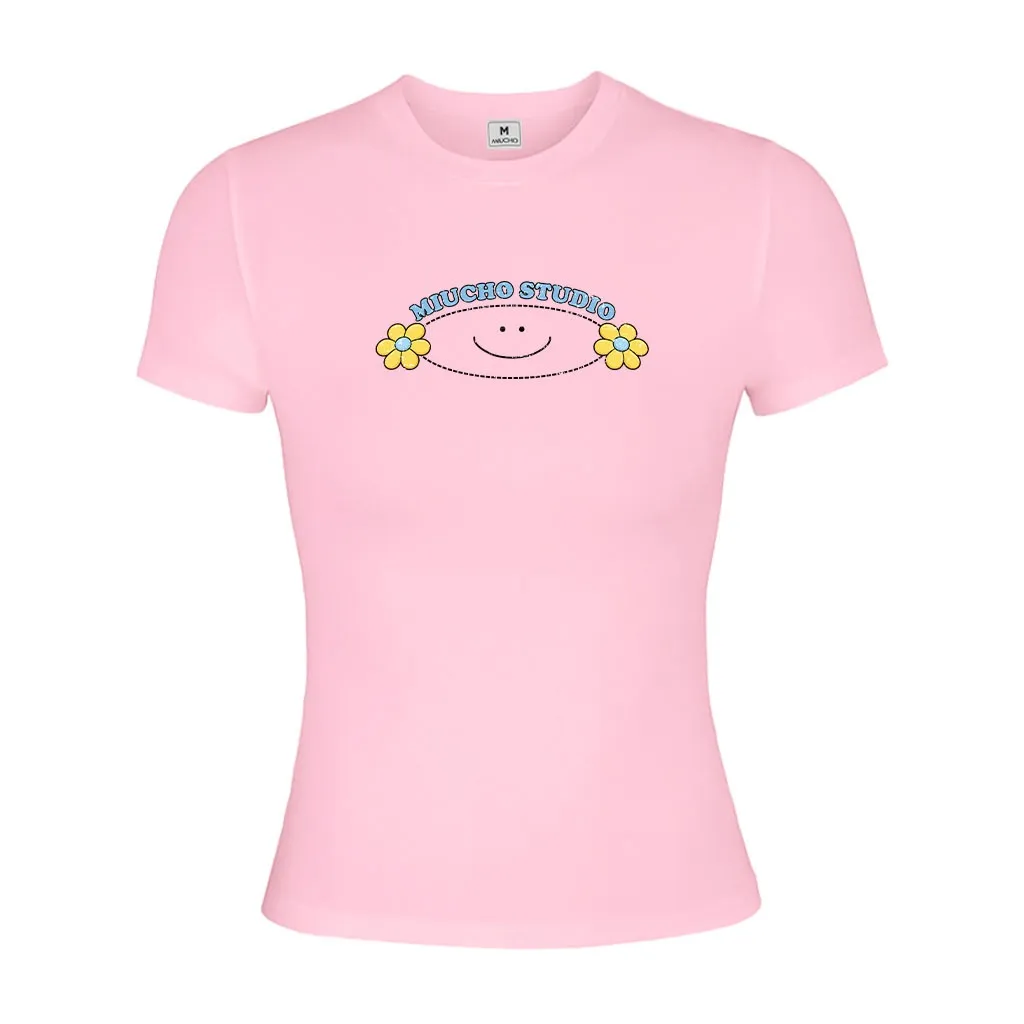 Áo baby tee smile Beezy form ôm body hack dáng 3334_thumbnail_14