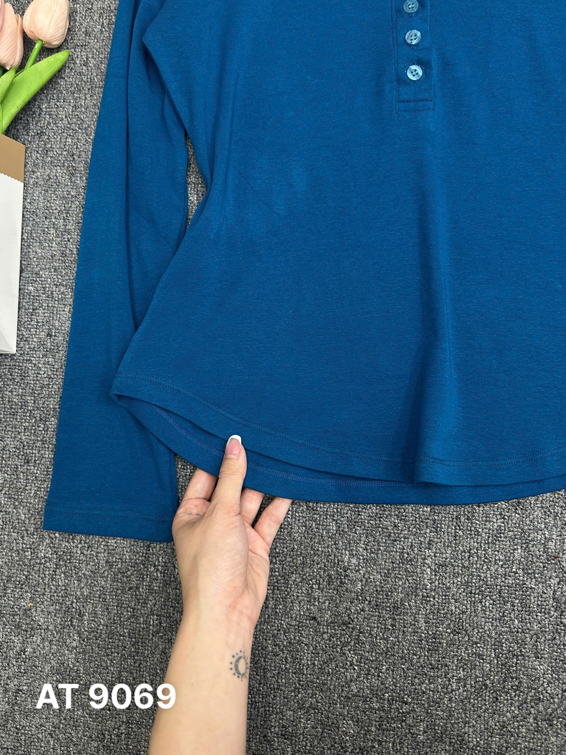 BIGIZE- Áo thun tay dài cổ bẻ T- AT9069_thumbnail_5