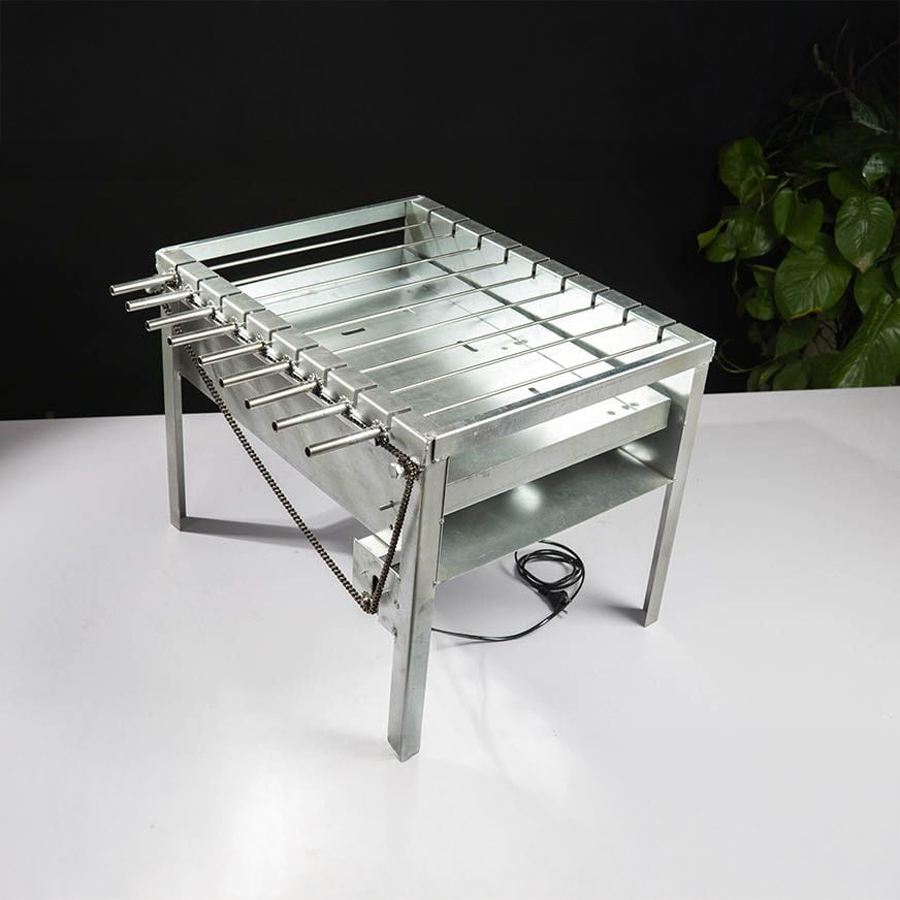 Máy nướng thịt 9 xiên tự quay