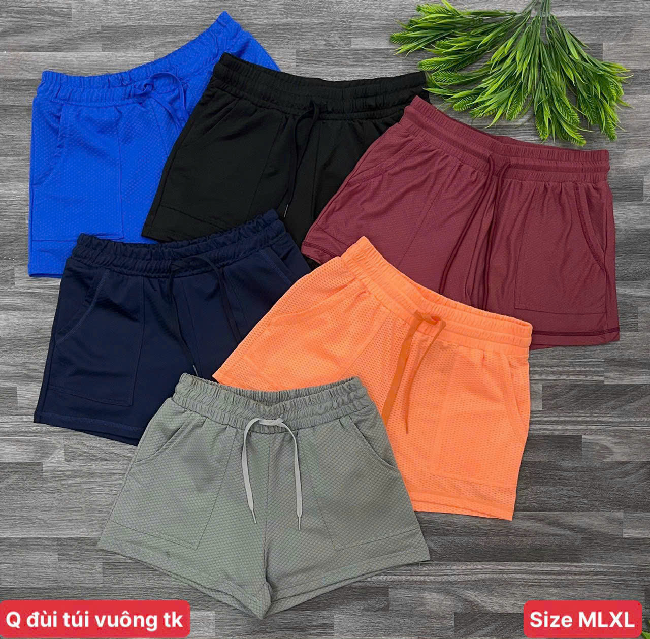Quần Đùi Thể Thao Dáng Boxer 2 Lớp, Túi Vuông 2 Bên_thumbnail_2