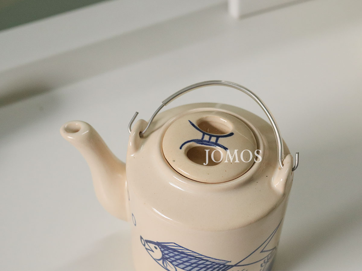 Bộ bình trà gốm sứ họa tiết con cá J000351_thumbnail_5