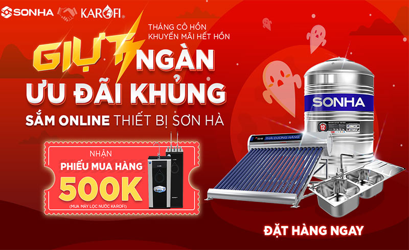 GIỰT NGÀN ƯU ĐÃI KHỦNG trong tháng khi MUA SẮM ONLINE Thiết bị Sơn Hà