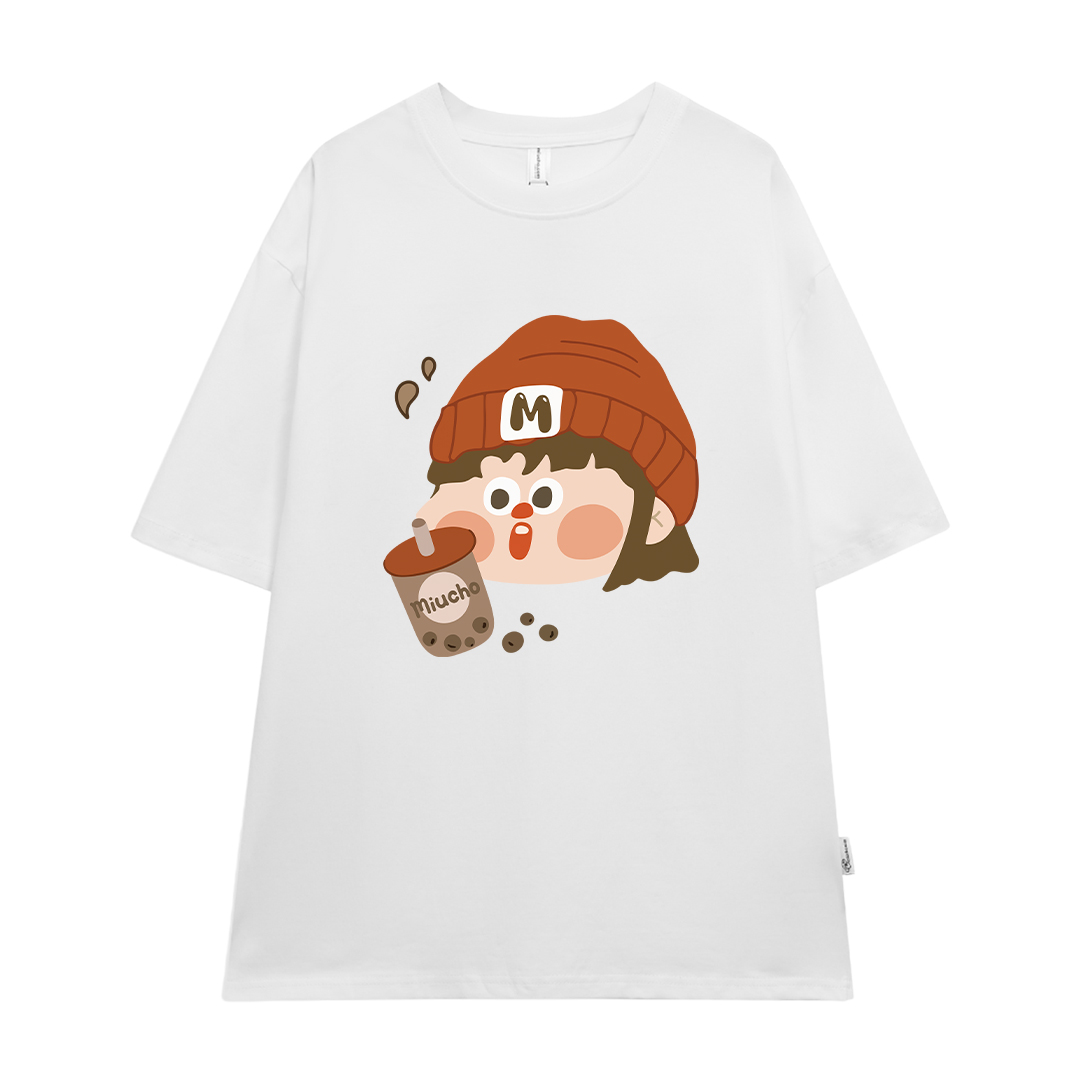 Áo thun couple cặp đôi dễ thương form rộng local brand ATD943 Miucho tay ngắn cổ tròn in mix_thumbnail_13