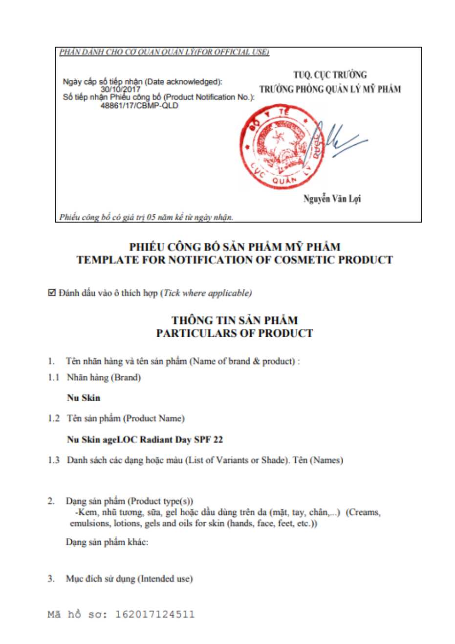 Kem chống nắng - dưỡng da ban ngày ageLOC® Radiant Day SPF 22_thumbnail_1