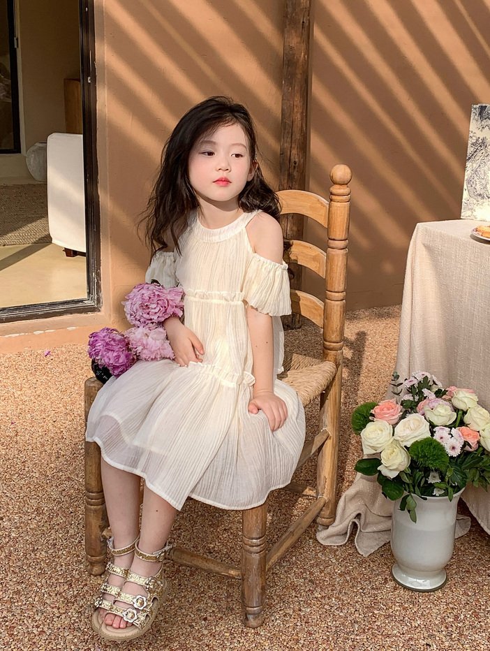 Váy trễ vai VA23044