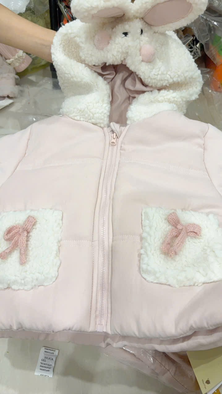 (C10) Áo phao mũ lông tai thỏ lót bông_thumbnail_0