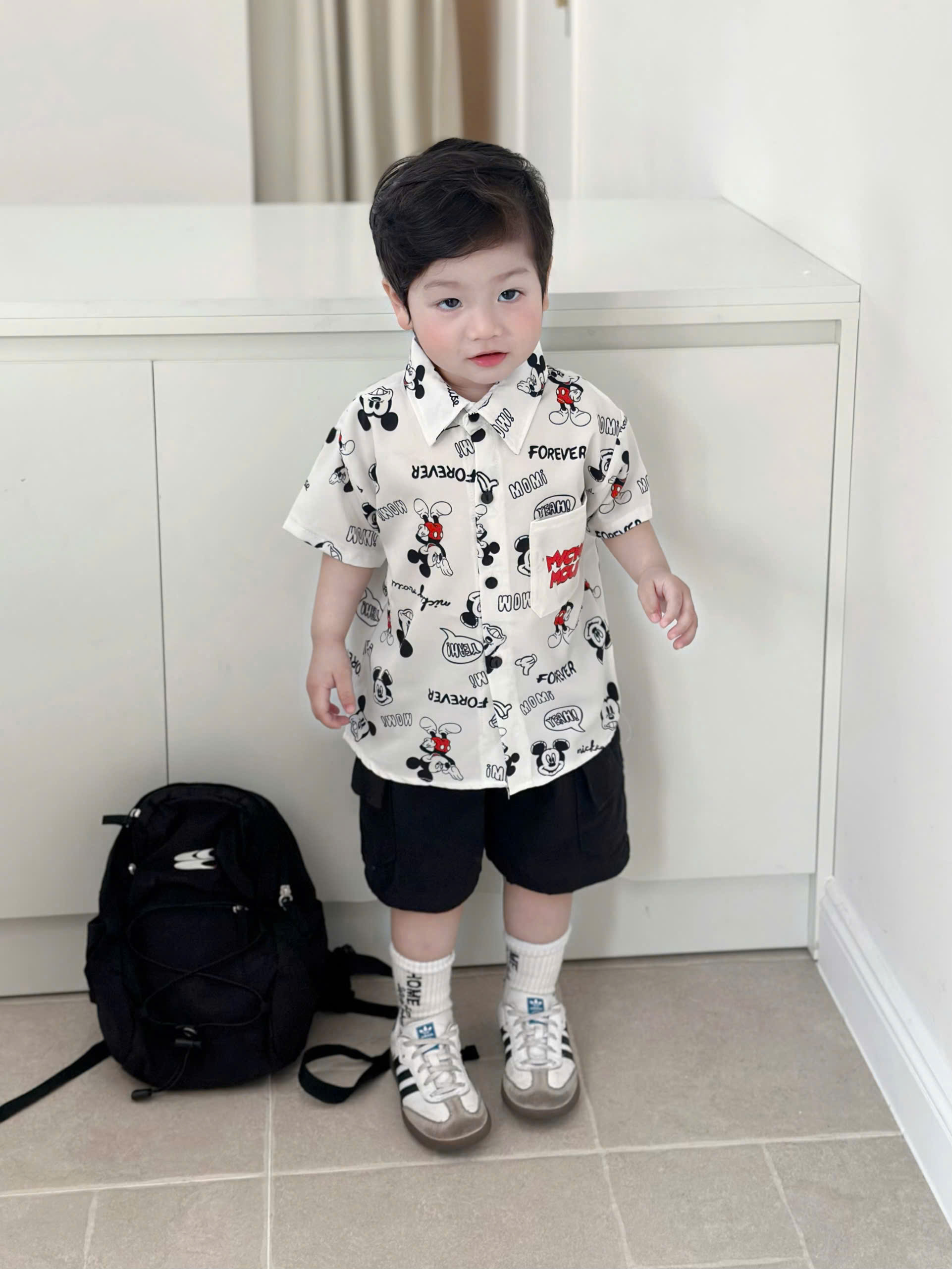 E45 BỘ SƠ MI MICKEY FOREVER- A108.324