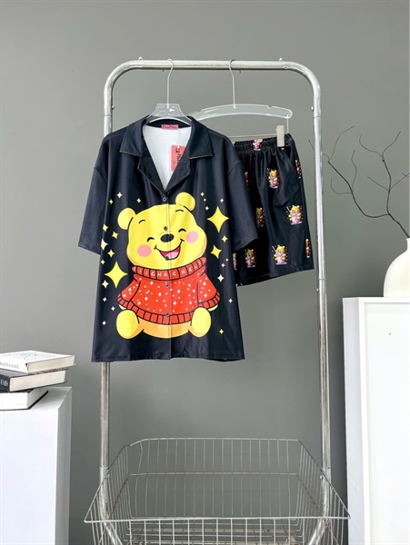 [Thun04]Đồ Bộ Vải Thun Bigsize – Mặc Lạnh, Nhẹ Tênh, Họa Tiết Cute Cho Nàng 65–85kg