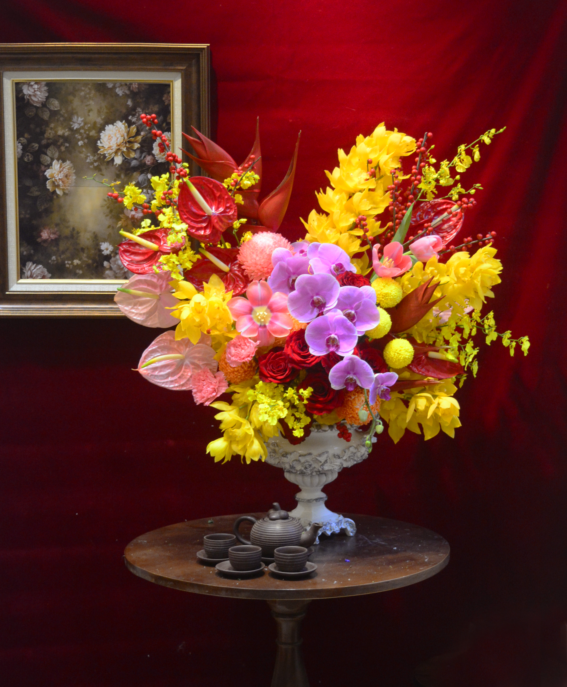 Bình Hoa Tết: Tài Vượng Xuân Hoa