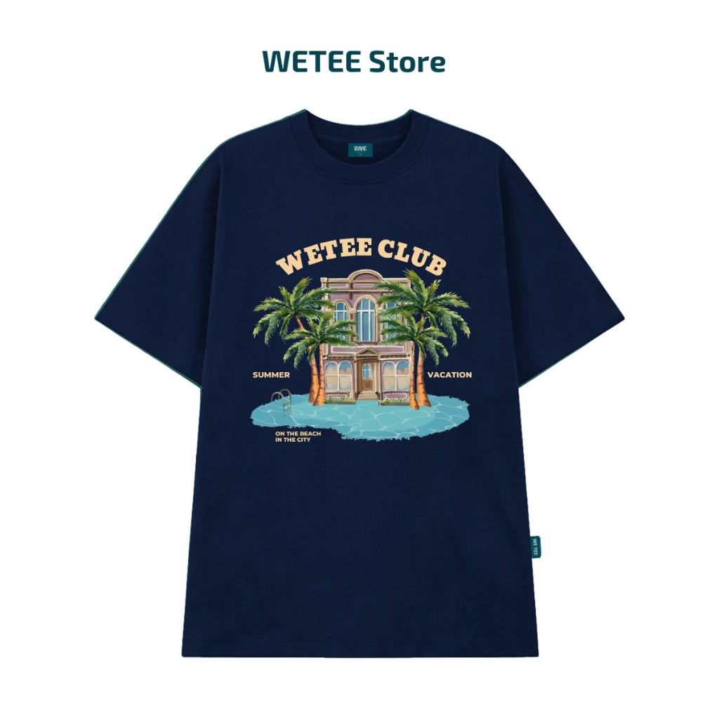Áo thun unisex UX30 BST CÂY DỪA đi biển mùa hè dáng oversized Local brand WETEE - T050_thumbnail_13