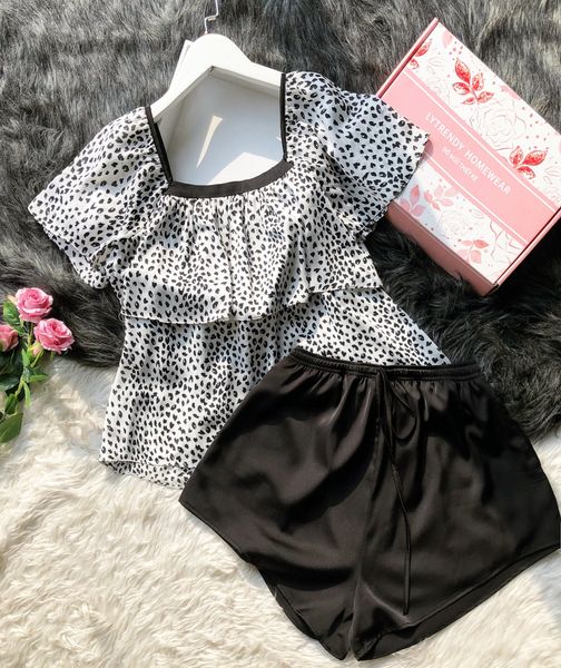 Bộ Ngủ Thiết Kế Họa Tiết Da Báo