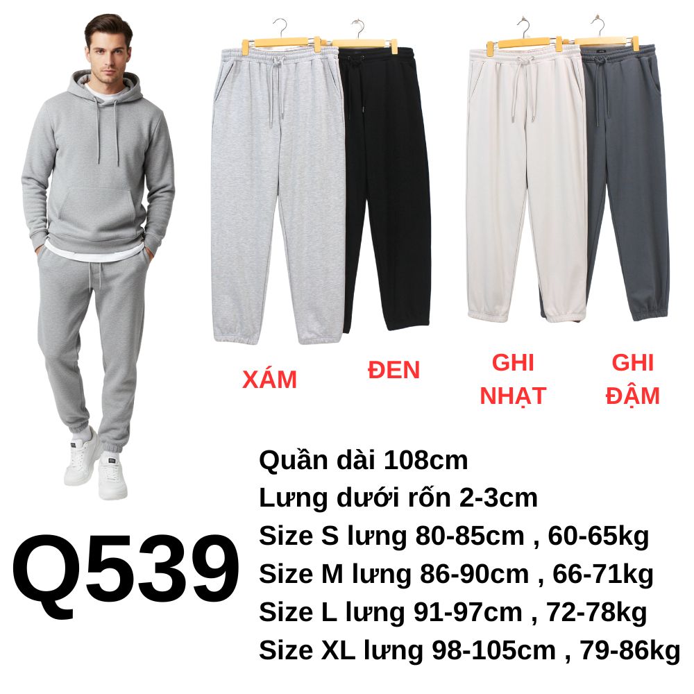 Q539 - Quần jogger nam