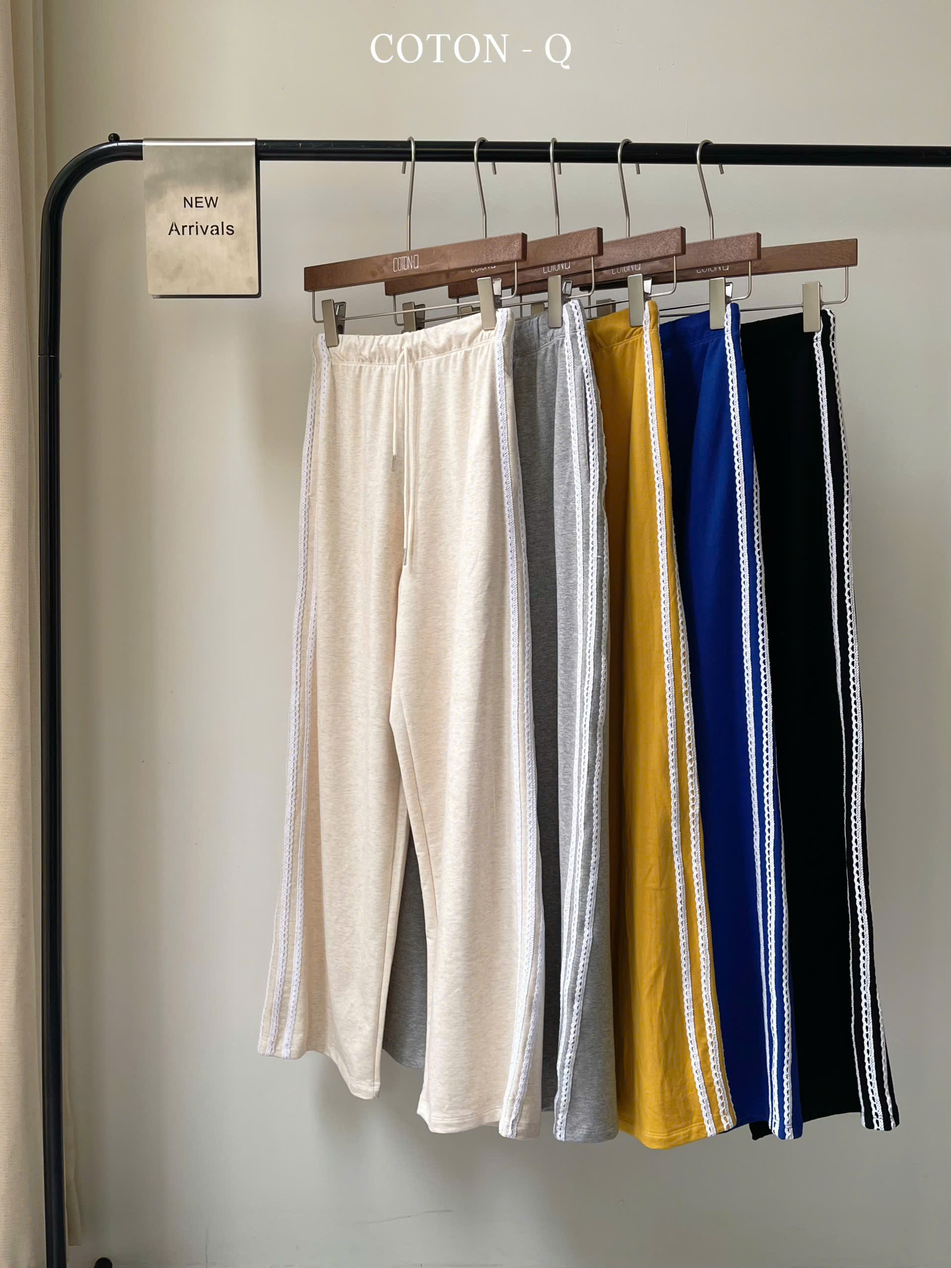 Quần dài lưng thun phối viền ( ĐEN )_thumbnail_12