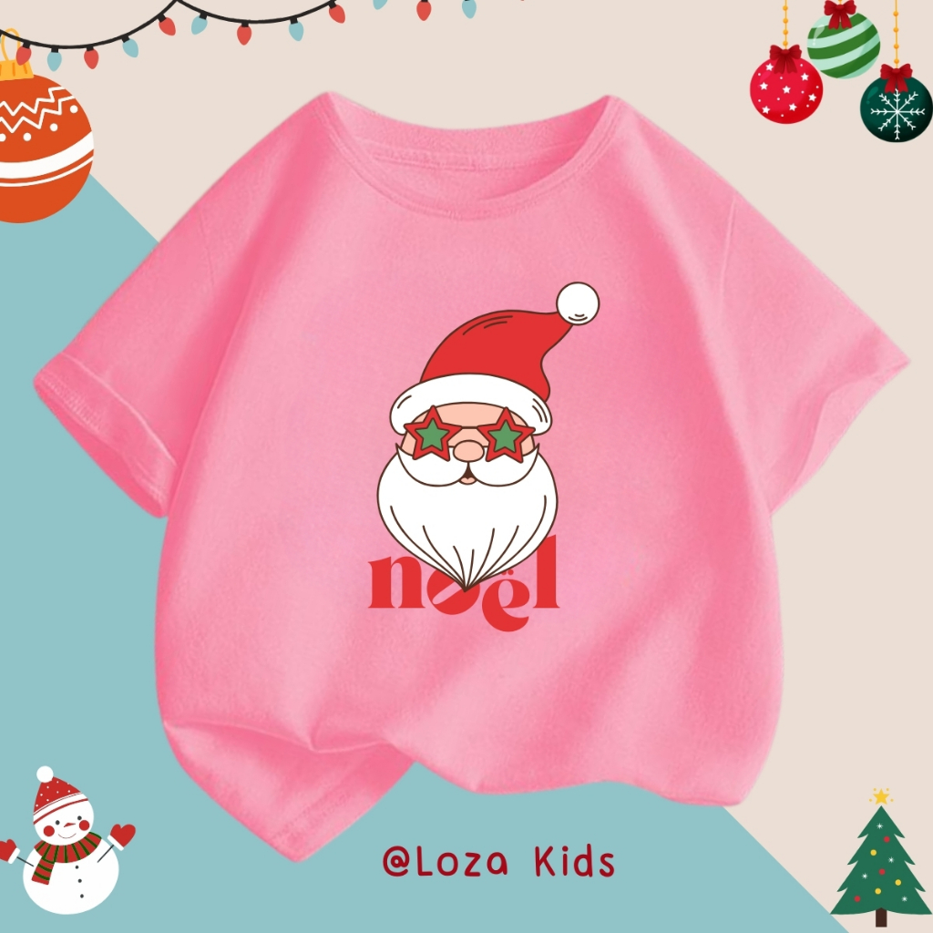 Áo thun bé trai bé gái Noel 2025 - Áo Noel , Áo phông cho bé size từ 15-40kg Loza Kids AT025_thumbnail_7
