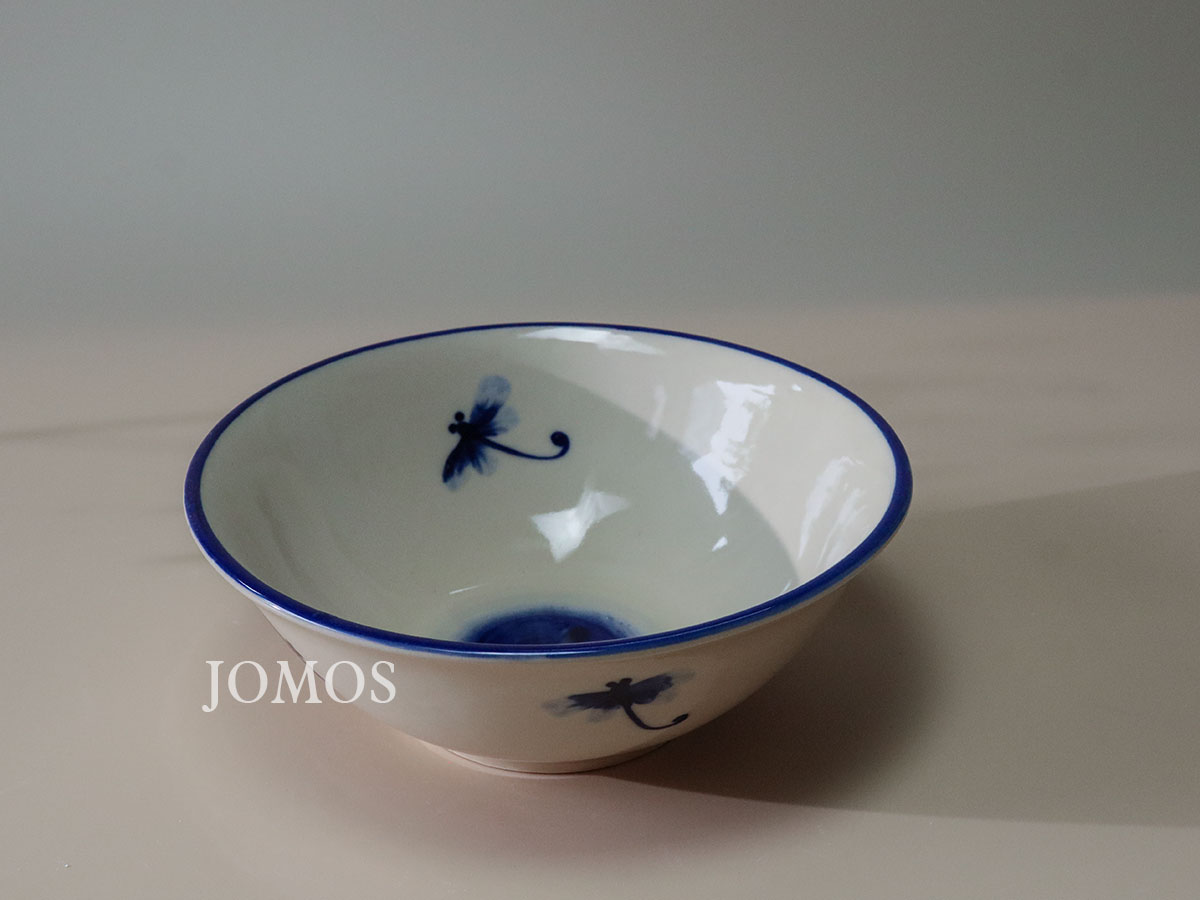 Tô canh 21cm gốm cao cấp lái thiêu chuồn chuồn J000304